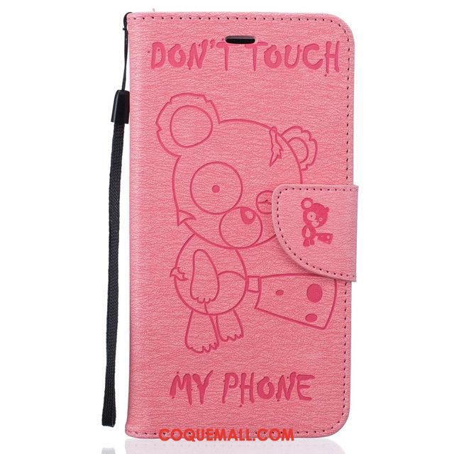 Étui Huawei Y6 2018 Étui En Cuir Téléphone Portable Incassable, Coque Huawei Y6 2018 Clamshell Ornements Suspendus