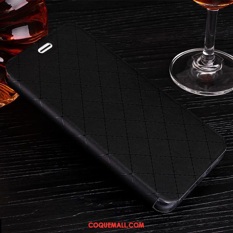 Étui Huawei Y6 2019 Carte Tout Compris Protection, Coque Huawei Y6 2019 Incassable En Cuir