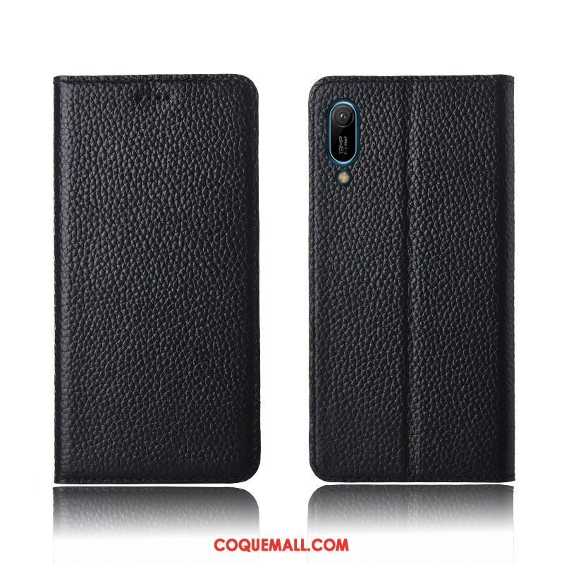 Étui Huawei Y6 2019 Cuir Véritable En Cuir Nouveau, Coque Huawei Y6 2019 Protection Clamshell