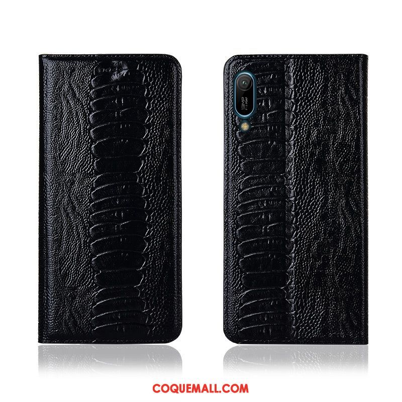 Étui Huawei Y6 2019 En Cuir Téléphone Portable Protection, Coque Huawei Y6 2019 Oiseau Clamshell Braun