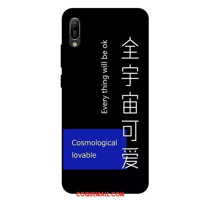 Étui Huawei Y6 2019 Fluide Doux Tout Compris Blanc, Coque Huawei Y6 2019 Silicone Amoureux