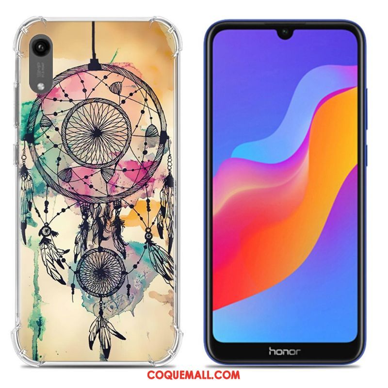 Étui Huawei Y6 2019 Modèle Fleurie Vert Ballon, Coque Huawei Y6 2019 Créatif Incassable