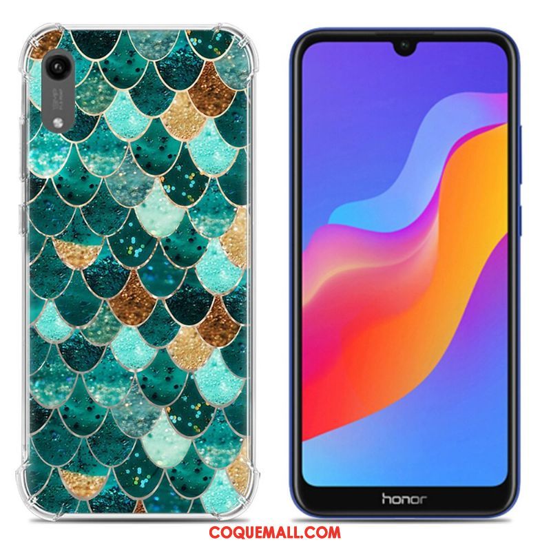 Étui Huawei Y6 2019 Modèle Fleurie Vert Ballon, Coque Huawei Y6 2019 Créatif Incassable