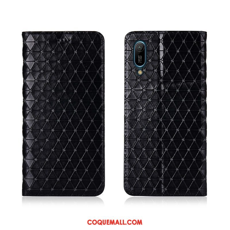 Étui Huawei Y6 2019 Nouveau Téléphone Portable Clamshell, Coque Huawei Y6 2019 Incassable Protection Braun