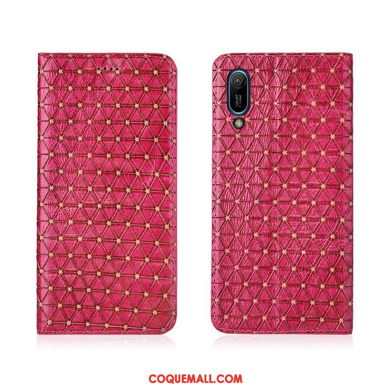 Étui Huawei Y6 2019 Nouveau Téléphone Portable Clamshell, Coque Huawei Y6 2019 Incassable Protection Braun