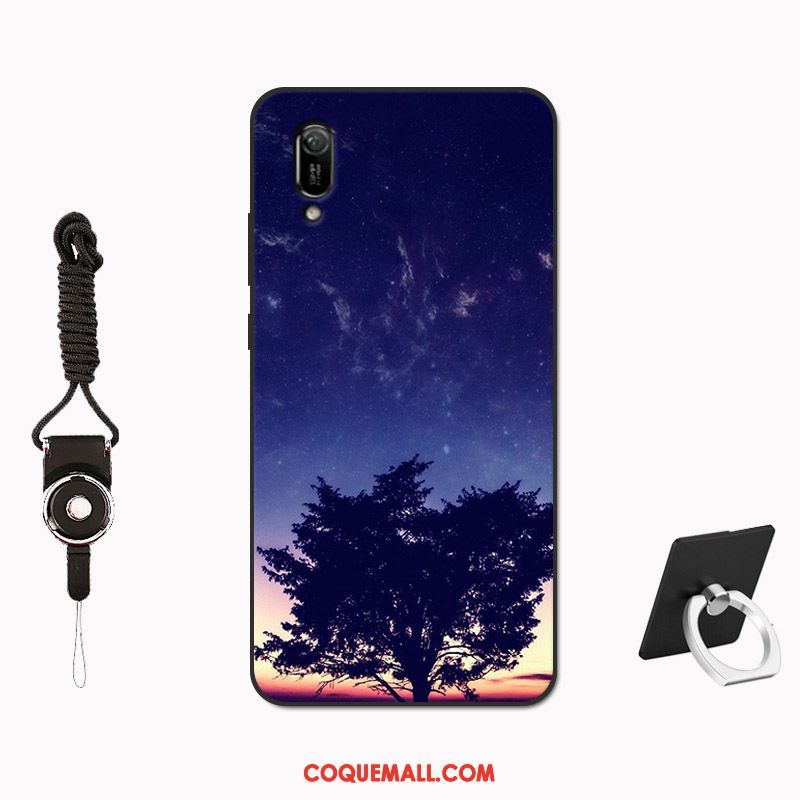 Étui Huawei Y6 2019 Tempérer Membrane Modèle, Coque Huawei Y6 2019 Net Rouge Tout Compris