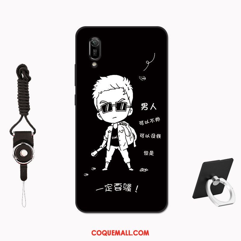 Étui Huawei Y6 2019 Tempérer Membrane Modèle, Coque Huawei Y6 2019 Net Rouge Tout Compris