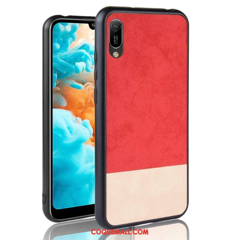 Étui Huawei Y6 2019 Tout Compris Bleu Incassable, Coque Huawei Y6 2019 Protection Téléphone Portable