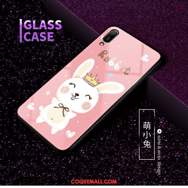 Étui Huawei Y6 2019 Tout Compris Délavé En Daim Chat, Coque Huawei Y6 2019 Protection Téléphone Portable