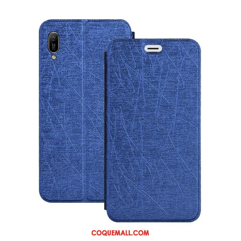 Étui Huawei Y6 2019 Tout Compris Or Protection, Coque Huawei Y6 2019 En Cuir Incassable