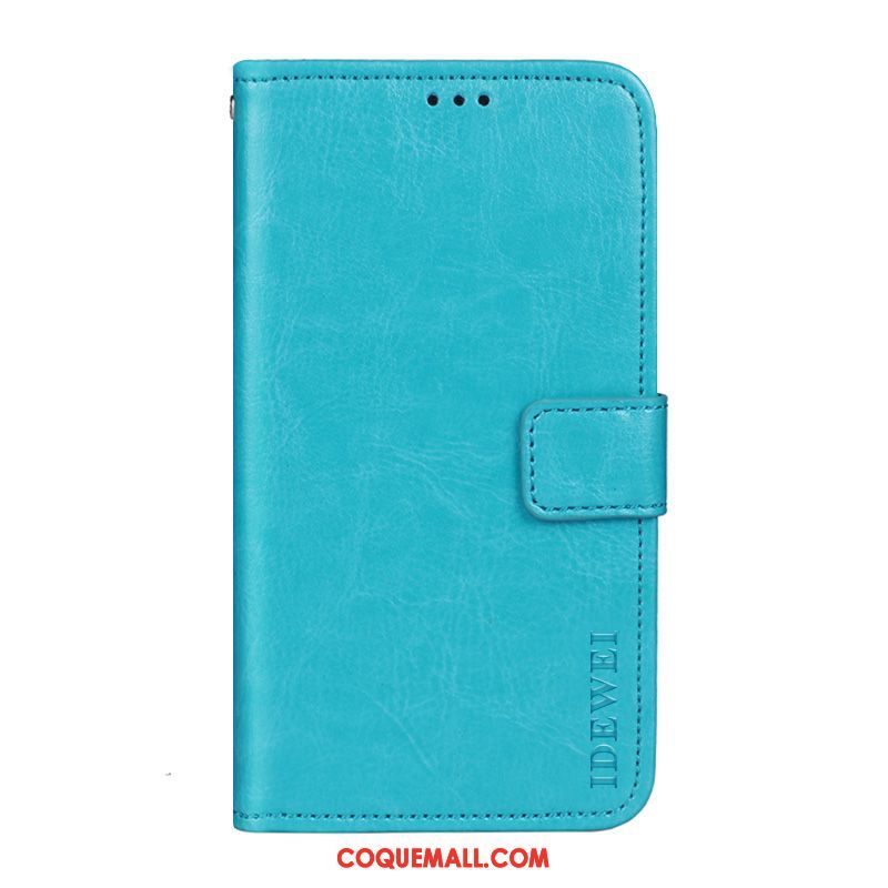 Étui Huawei Y6 2019 Téléphone Portable En Cuir Protection, Coque Huawei Y6 2019 Jaune