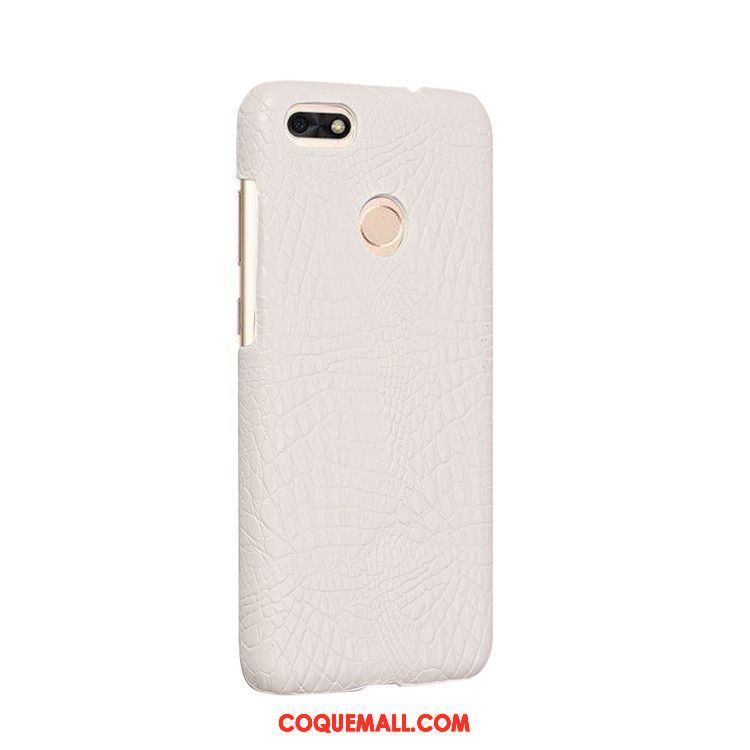 Étui Huawei Y6 Pro 2017 Difficile Protection Vintage, Coque Huawei Y6 Pro 2017 Téléphone Portable Crocodile