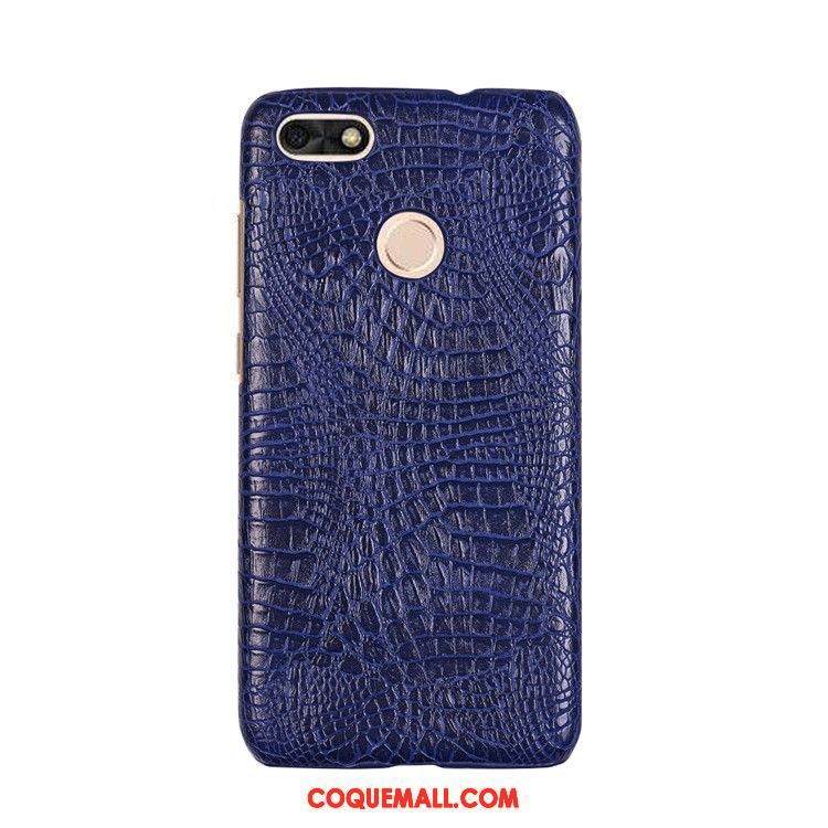 Étui Huawei Y6 Pro 2017 Difficile Protection Vintage, Coque Huawei Y6 Pro 2017 Téléphone Portable Crocodile