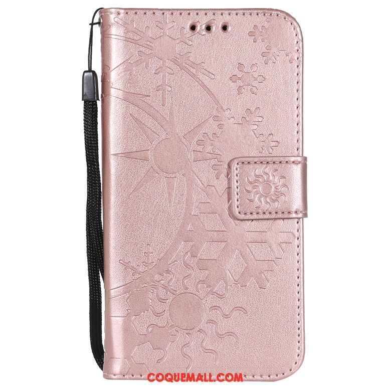 Étui Huawei Y6 Pro 2017 Fluide Doux Étui En Cuir Rouge, Coque Huawei Y6 Pro 2017 Protection Téléphone Portable