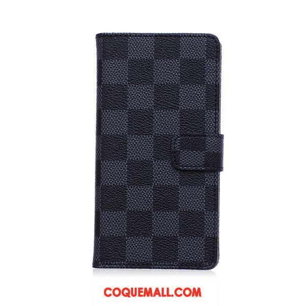 Étui Huawei Y6 Pro 2017 Portefeuille Étui En Cuir Protection, Coque Huawei Y6 Pro 2017 Plaid Téléphone Portable