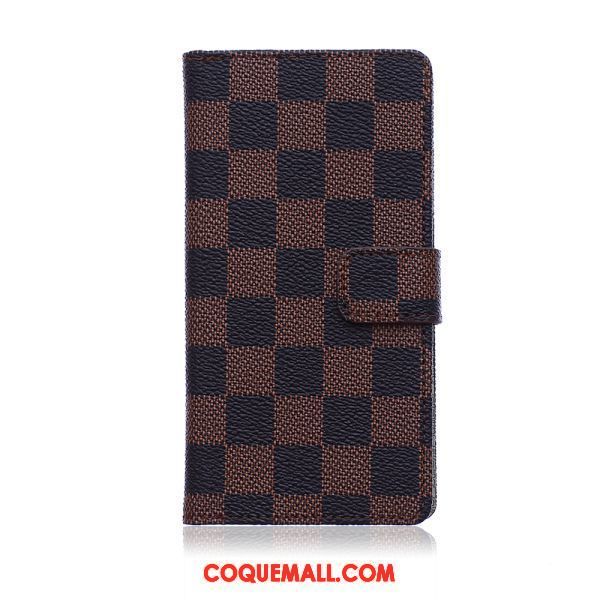 Étui Huawei Y6 Pro 2017 Portefeuille Étui En Cuir Protection, Coque Huawei Y6 Pro 2017 Plaid Téléphone Portable