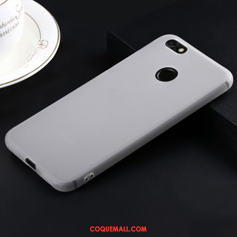 Étui Huawei Y6 Pro 2017 Silicone Protection Fluide Doux, Coque Huawei Y6 Pro 2017 Délavé En Daim Très Mince