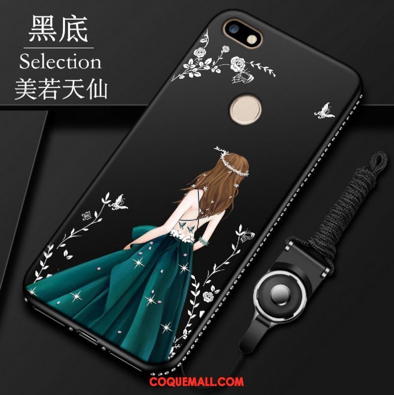 Étui Huawei Y6 Pro 2017 Silicone Tout Compris Tendance, Coque Huawei Y6 Pro 2017 Protection Incruster Strass