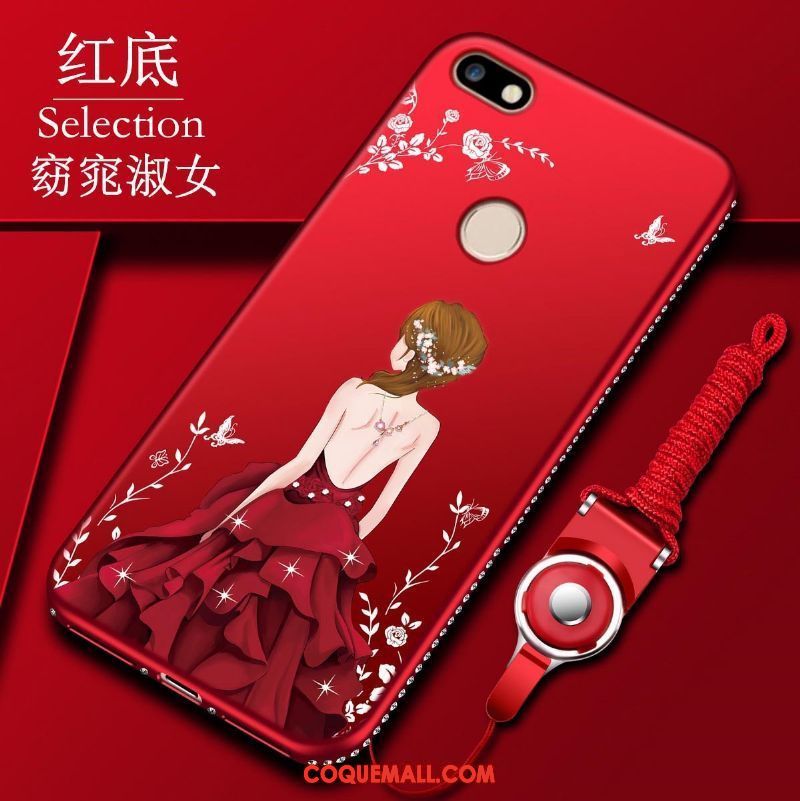 Étui Huawei Y6 Pro 2017 Silicone Tout Compris Tendance, Coque Huawei Y6 Pro 2017 Protection Incruster Strass