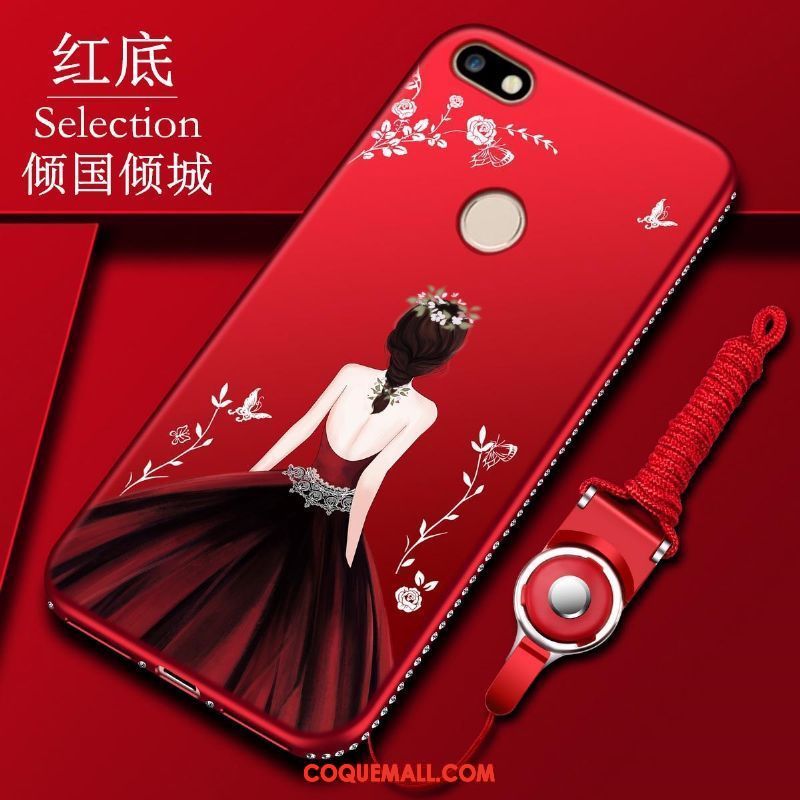 Étui Huawei Y6 Pro 2017 Silicone Tout Compris Tendance, Coque Huawei Y6 Pro 2017 Protection Incruster Strass