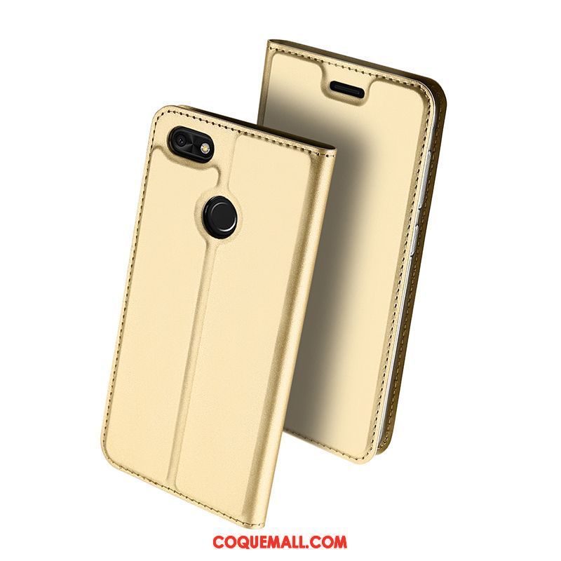 Étui Huawei Y6 Pro 2017 Support Or Téléphone Portable, Coque Huawei Y6 Pro 2017 Incassable Carte