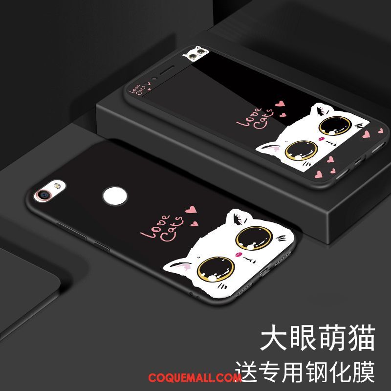 Étui Huawei Y6 Pro 2017 Tempérer Membrane Téléphone Portable, Coque Huawei Y6 Pro 2017 Dessin Animé Vert