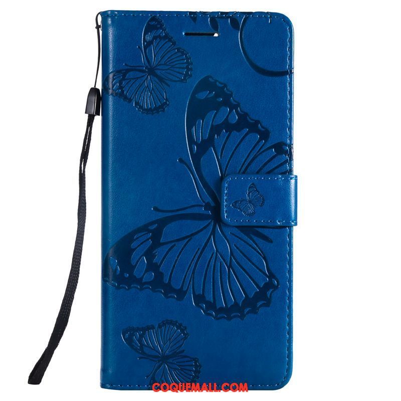 Étui Huawei Y6 Pro 2017 Téléphone Portable Jaune Papillon, Coque Huawei Y6 Pro 2017 Protection Incassable