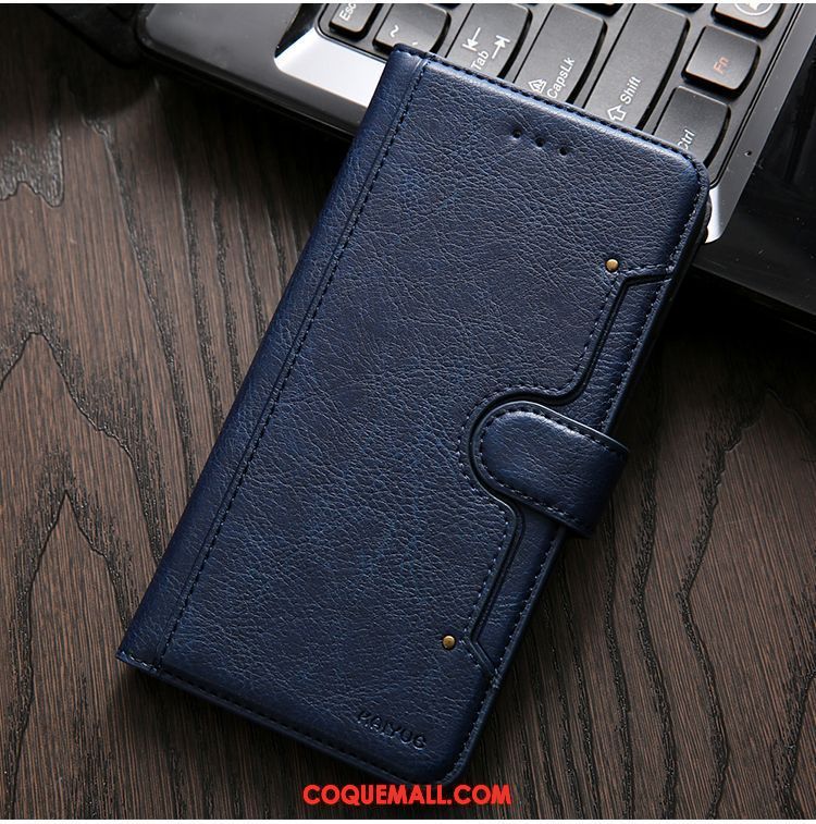 Étui Huawei Y6 Pro 2017 Téléphone Portable Étui En Cuir Cuir Véritable, Coque Huawei Y6 Pro 2017 Protection Incassable Braun