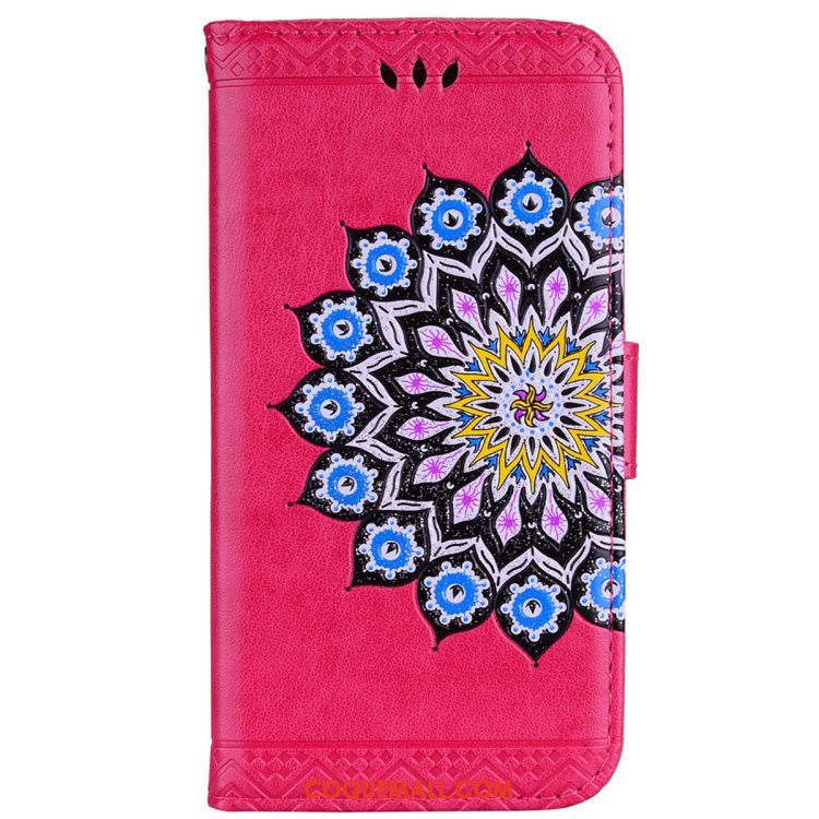 Étui Huawei Y6 Pro 2017 Étui En Cuir Tout Compris Protection, Coque Huawei Y6 Pro 2017 Étoile Fleur Braun