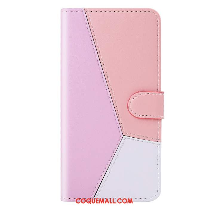 Étui Huawei Y6s Dessin Animé Clamshell Simple, Coque Huawei Y6s Bleu Carte