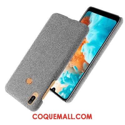 Étui Huawei Y6s Difficile Téléphone Portable Incassable, Coque Huawei Y6s Gris Modèle Fleurie