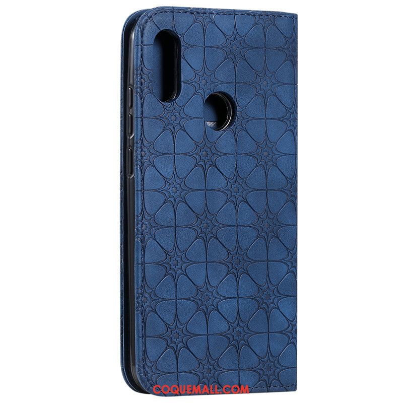 Étui Huawei Y6s En Relief Chanceux Protection, Coque Huawei Y6s Gaufrage En Cuir