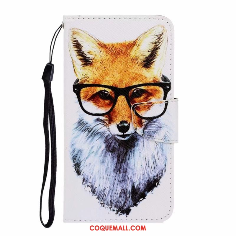 Étui Huawei Y6s Protection Dessin Animé Bleu, Coque Huawei Y6s Chat Carte