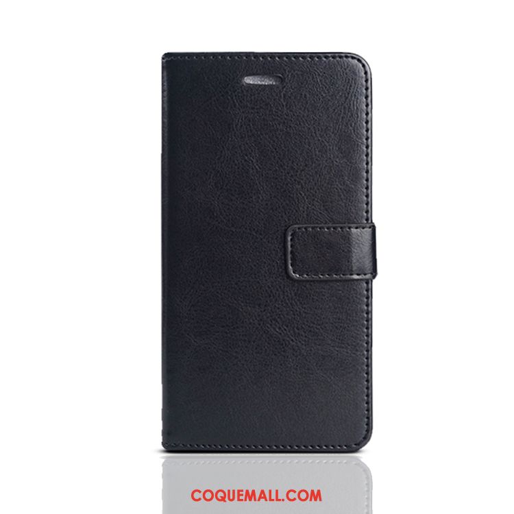 Étui Huawei Y6s Protection En Cuir Noir, Coque Huawei Y6s Membrane Tout Compris