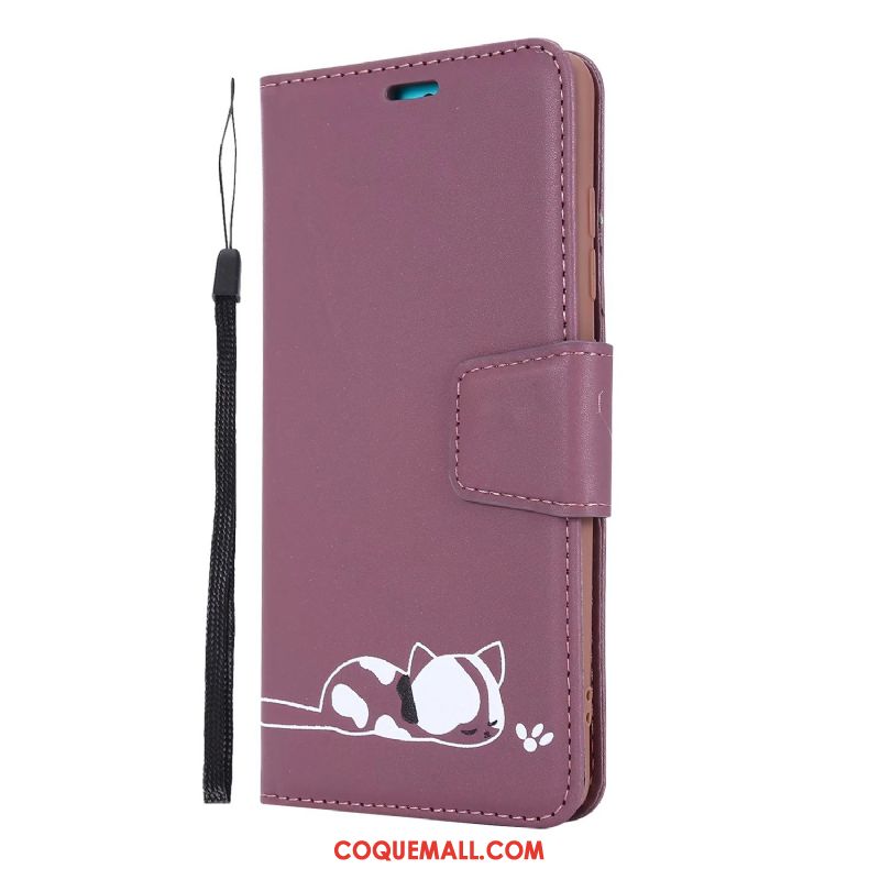 Étui Huawei Y6s Téléphone Portable Portefeuille Plier, Coque Huawei Y6s Rouge