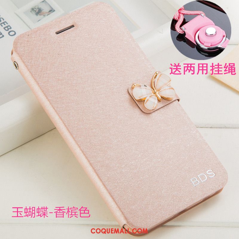 Étui Huawei Y7 2018 Jeunesse Ornements Suspendus Rouge, Coque Huawei Y7 2018 Protection Étui En Cuir