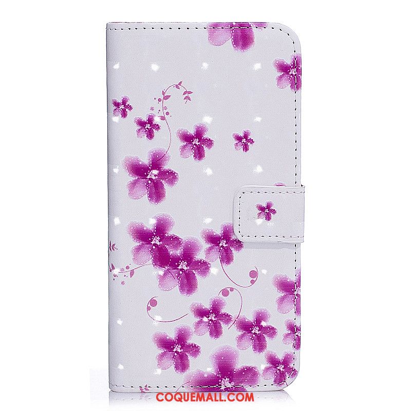 Étui Huawei Y7 2018 Protection Incassable Rose, Coque Huawei Y7 2018 Gaufrage Silicone