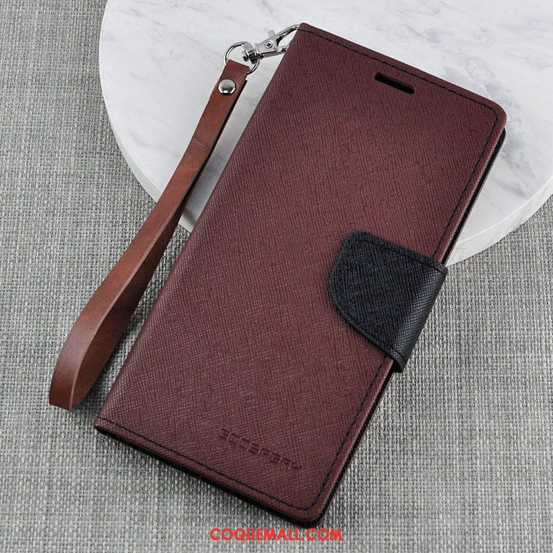 Étui Huawei Y7 2018 Protection Nouveau Étui En Cuir, Coque Huawei Y7 2018 Téléphone Portable Violet