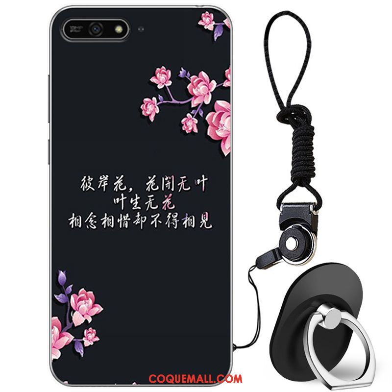 Étui Huawei Y7 2018 Silicone Incassable Fluide Doux, Coque Huawei Y7 2018 Tout Compris Protection