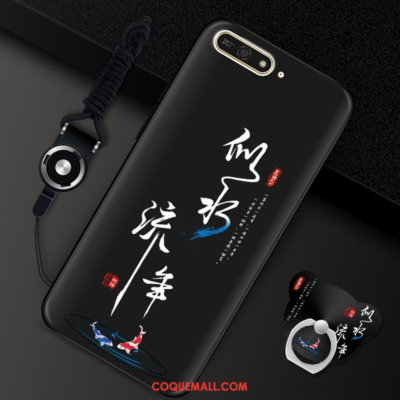 Étui Huawei Y7 2018 Tendance Créatif Protection, Coque Huawei Y7 2018 Silicone Téléphone Portable