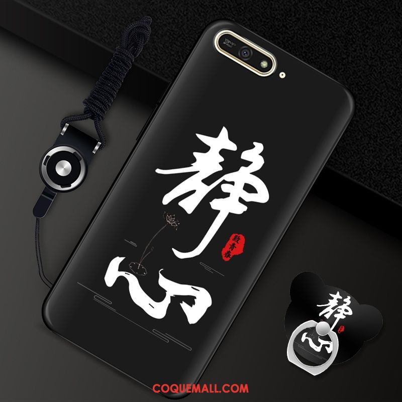 Étui Huawei Y7 2018 Tendance Créatif Protection, Coque Huawei Y7 2018 Silicone Téléphone Portable