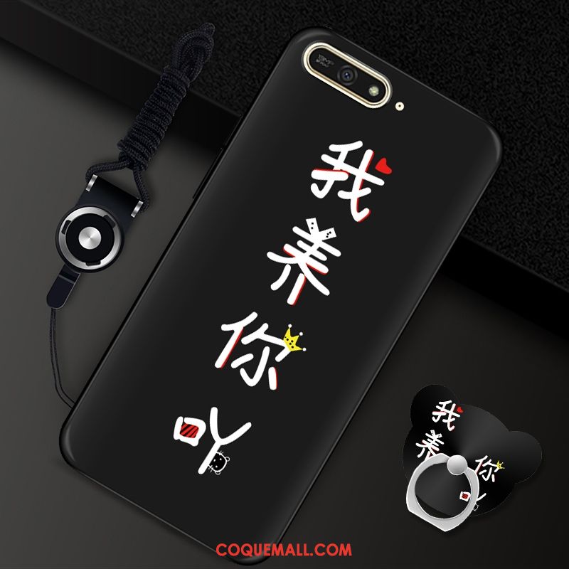 Étui Huawei Y7 2018 Tendance Créatif Protection, Coque Huawei Y7 2018 Silicone Téléphone Portable