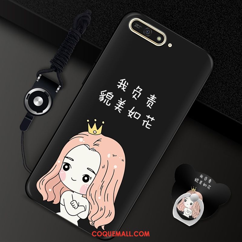 Étui Huawei Y7 2018 Tendance Créatif Protection, Coque Huawei Y7 2018 Silicone Téléphone Portable