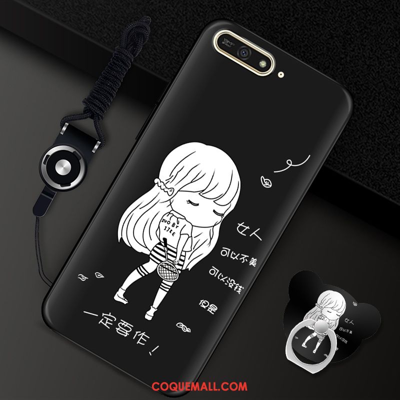 Étui Huawei Y7 2018 Tendance Créatif Protection, Coque Huawei Y7 2018 Silicone Téléphone Portable