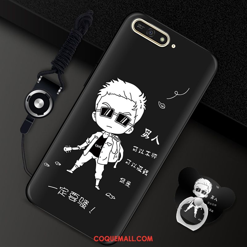 Étui Huawei Y7 2018 Tendance Créatif Protection, Coque Huawei Y7 2018 Silicone Téléphone Portable