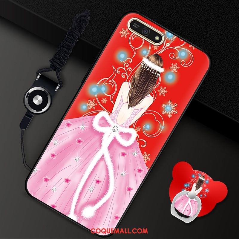 Étui Huawei Y7 2018 Tendance Créatif Protection, Coque Huawei Y7 2018 Silicone Téléphone Portable