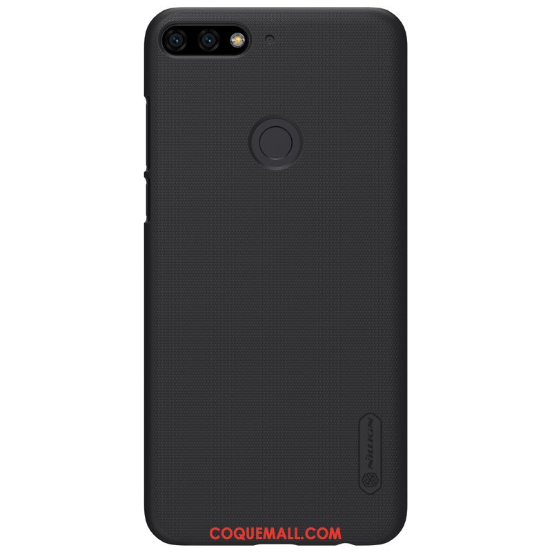 Étui Huawei Y7 2018 Téléphone Portable Incassable Protection, Coque Huawei Y7 2018 Difficile Or