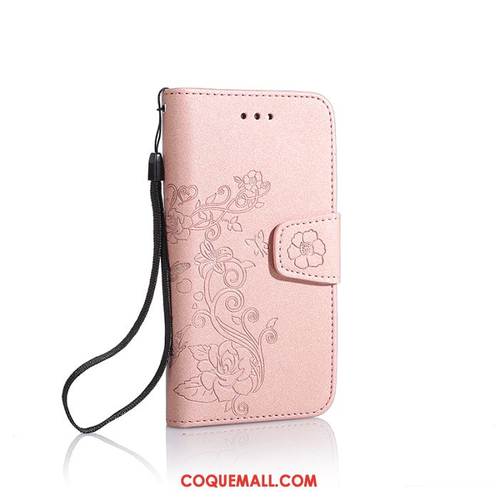 Étui Huawei Y7 2018 Étui En Cuir Créatif Tendance, Coque Huawei Y7 2018 Violet Délavé En Daim