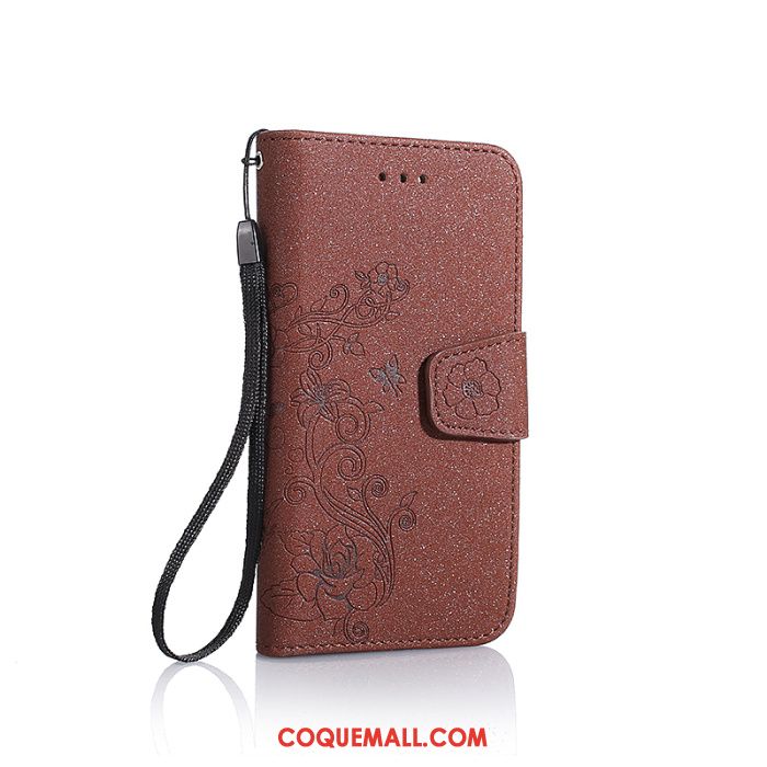 Étui Huawei Y7 2018 Étui En Cuir Créatif Tendance, Coque Huawei Y7 2018 Violet Délavé En Daim