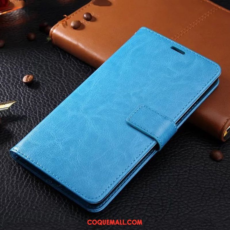 Étui Huawei Y7 2019 Ornements Suspendus En Cuir Protection, Coque Huawei Y7 2019 Rouge Similicuir